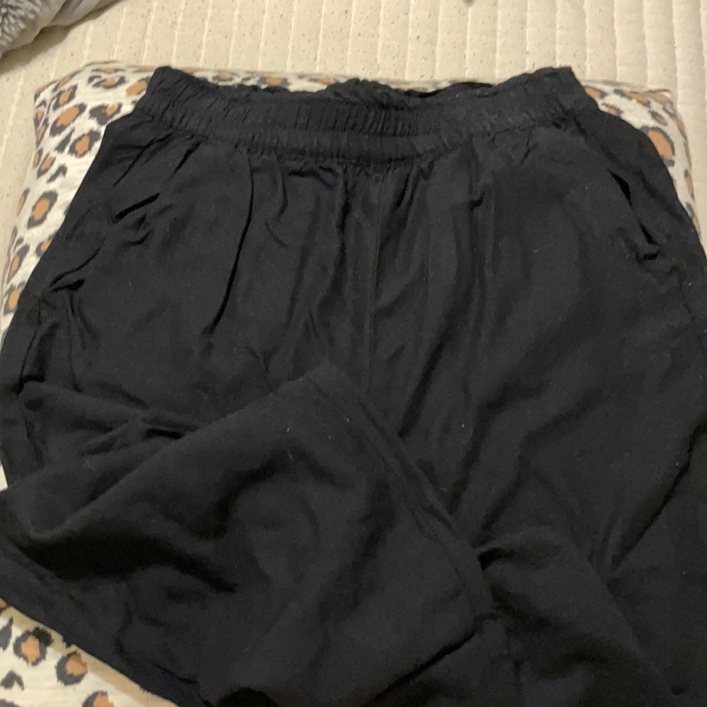 H&M black high waist pant